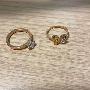 Gold rings 2 size 5 6